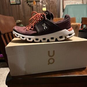 On cloud tennis shoes